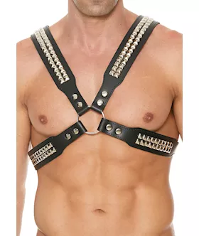 Men's Pyramid Stud Body Harness