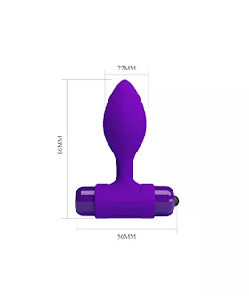 Yuri Silicone Vibrating Butt Plug