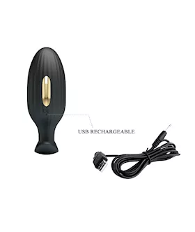 Powerful Vibration Electric Shock 18k Gold