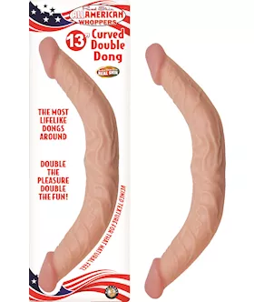 Nass Toys Curved Double Dildo - 13 Inch