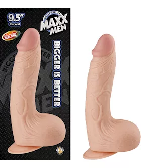 Maxx Men Curved Dong - 9.5 Inch