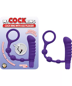 Nass Toys Cockring With Ass Pleaser