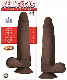 Nass Toys Dual Layered Dildo No.4