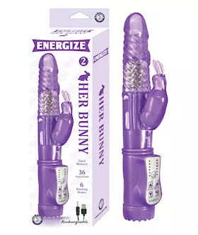 Energize Her Bunny Vibrator 2 - 9 Inch