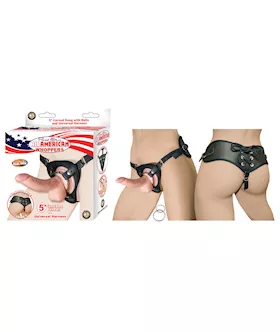 Nass Toys Harness With Curved Dildo