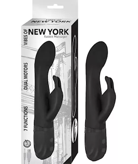Nass Toys Vibes Of New York Rabbit Massager - 9 Inch