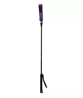Rouge Leather Slim Riding Crop
