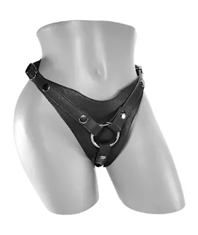 Rouge Leather Strap-on Harness