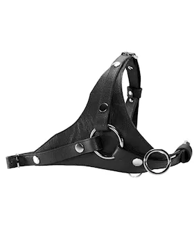 Rouge Leather Strap-on Harness