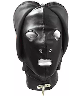 Rouge Leather Fly Trap Mask 