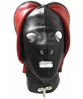 Rouge Leather Fly Trap Mask 