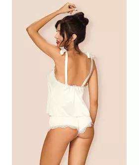 Obsessive Prima Neve - Top And Panty Set
