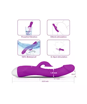 Luxuria Rabbit Vibe With Heating And Suction