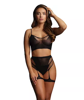 High Waist Garter Set