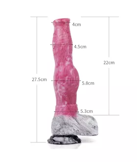 Wild Canine Knotted Monster Dildo