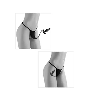 Hookup Panties Crotchless Love Garter - O/s