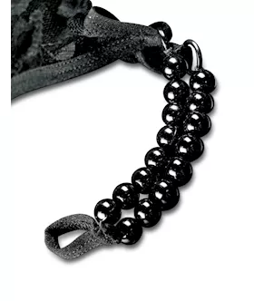 Hookup Panties Crotchless Pleasure Pearls - Os/xl