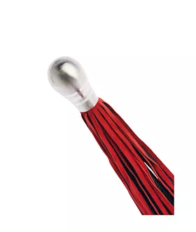 Bound X Suede Flogger With Metal Ball Handle