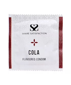 Share Satisfaction Cola Flavoured Condoms 12 Pack