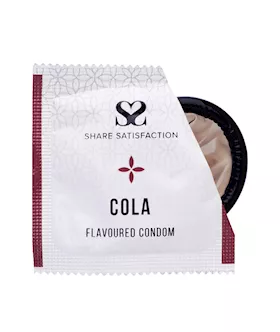 Share Satisfaction Cola Flavoured Condoms 12 Pack