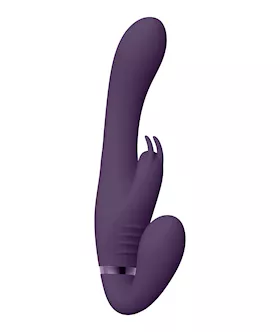 Suki - Vibrating Strapless Strap On Rabbit