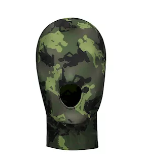 Mask With Mouth Opening - Army Theme