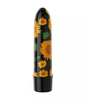 Joya Pattern Bullet Vibrator - Sunflowers