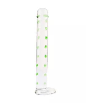 Lucent Dotted Glass Massager
