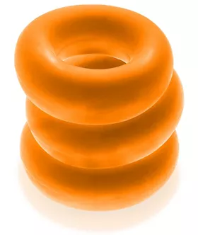 Fat Willy 3-pack Jumbo Cockrings Orange