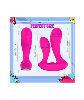 Amore Hidden Love Remote Controlled Dual Penetration Vibrator