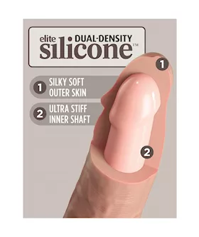 King Cock Elite Dual Density Silicone Dildo