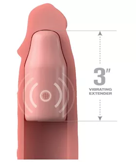 Fantasy X-tensions Elite Sleeve With 3 Inch Vibrating Plug
