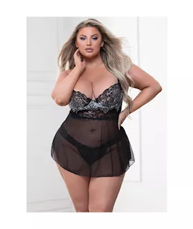 Lucky Lover 2-piece Babydoll Set