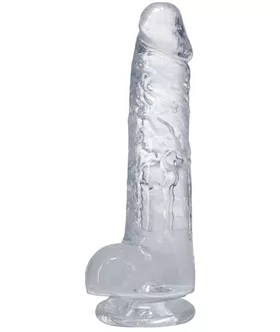 Big Dick In A Bag 8 Inch Clear