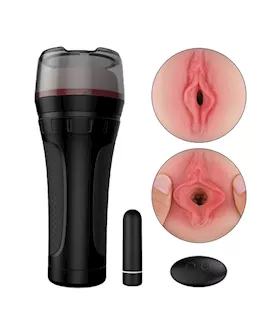 Herculean Remote Controlled Vibrating Masturbator