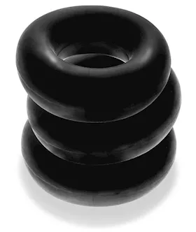 Fat Willy 3-pack Jumbo Cockrings Black