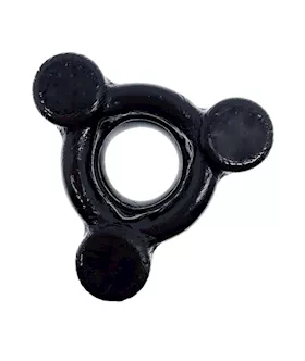 Buzz Squeeze Ballsack Intense Triple 360 Vibe Black