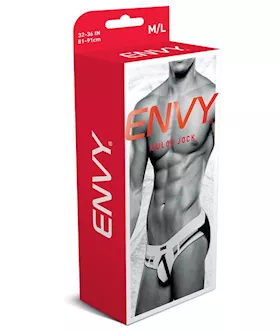Envy Bulge Jock - White - M/l Bx