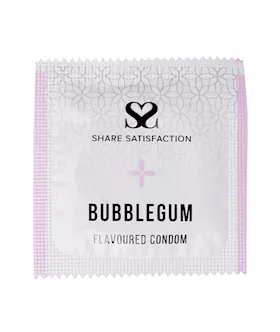 Share Satisfaction Bubblegum Flavoured Condoms  50 pack