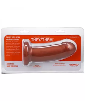 Tantus They/them Dildo Soft Copper