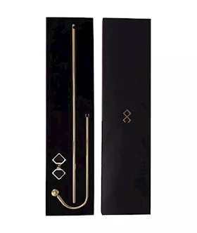 Lockink Adjustable Golden Anal Hook Plug