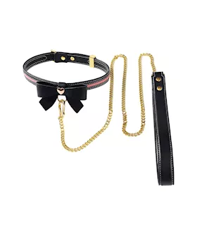 Sevanda Love Heart Butterfly Leash & Collar Set