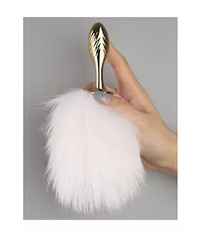 Sevanda Bunny Tail With Pear-shaped Plug