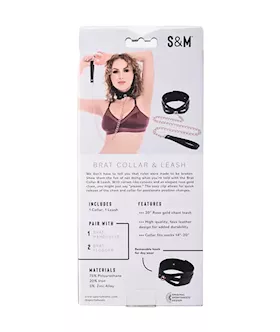 Sex And Mischief Brat Collar And Leash