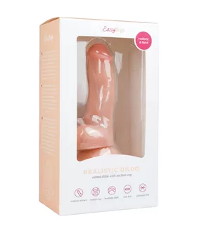 Easytoys Realistic Suction Cup Dildo With Balls