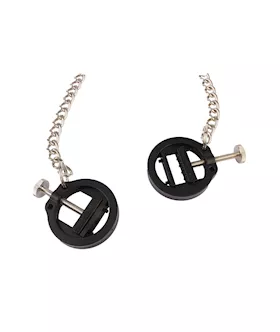 Nipple Chain With Screwable Clamps