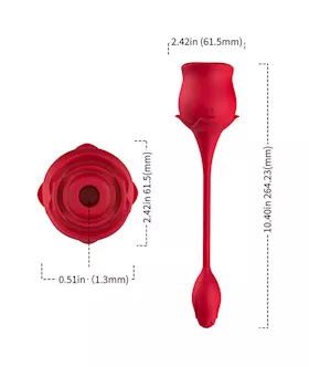Amore Frisky Flower With Love Egg Rose Suction Vibe
