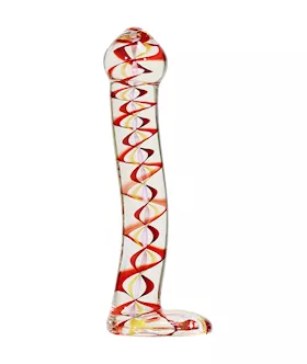 Lucent Inner Spiral Glass Dildo