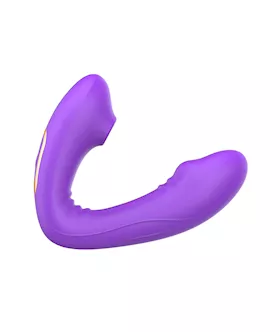 Dual Stimulation Phallic Suction Vibrator