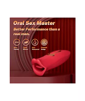 Ruby Lips Biting Vibrator